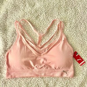 NWT puma- light pink sports bra